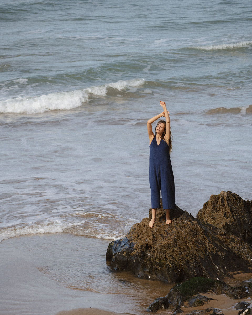 Sandy Towelling Jumpsuit