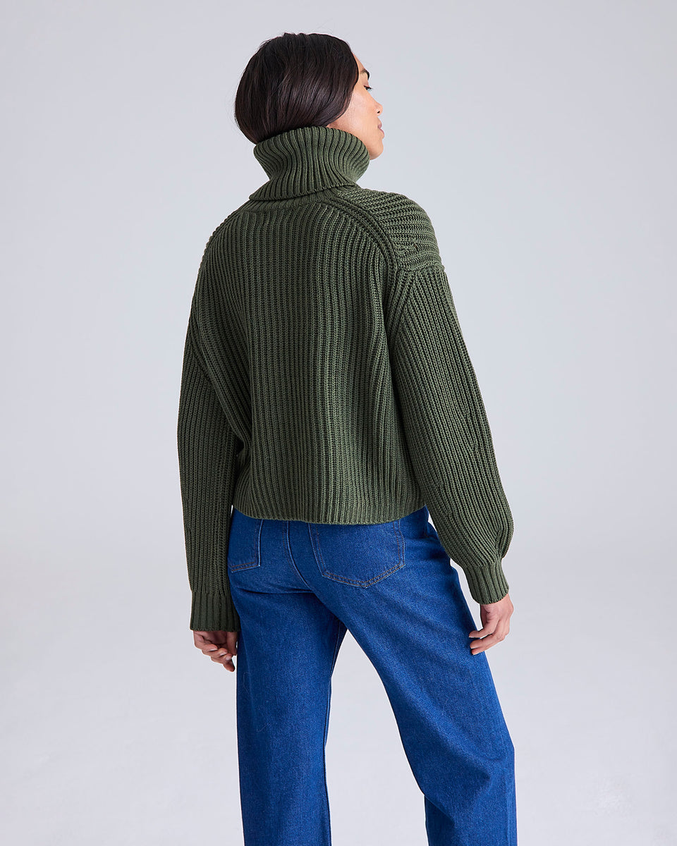 Mari Italian Merino Roll Neck